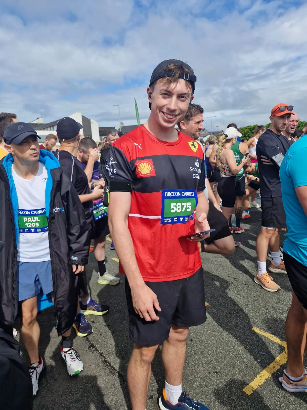 Zak Esposito at Porthcawl 10K race